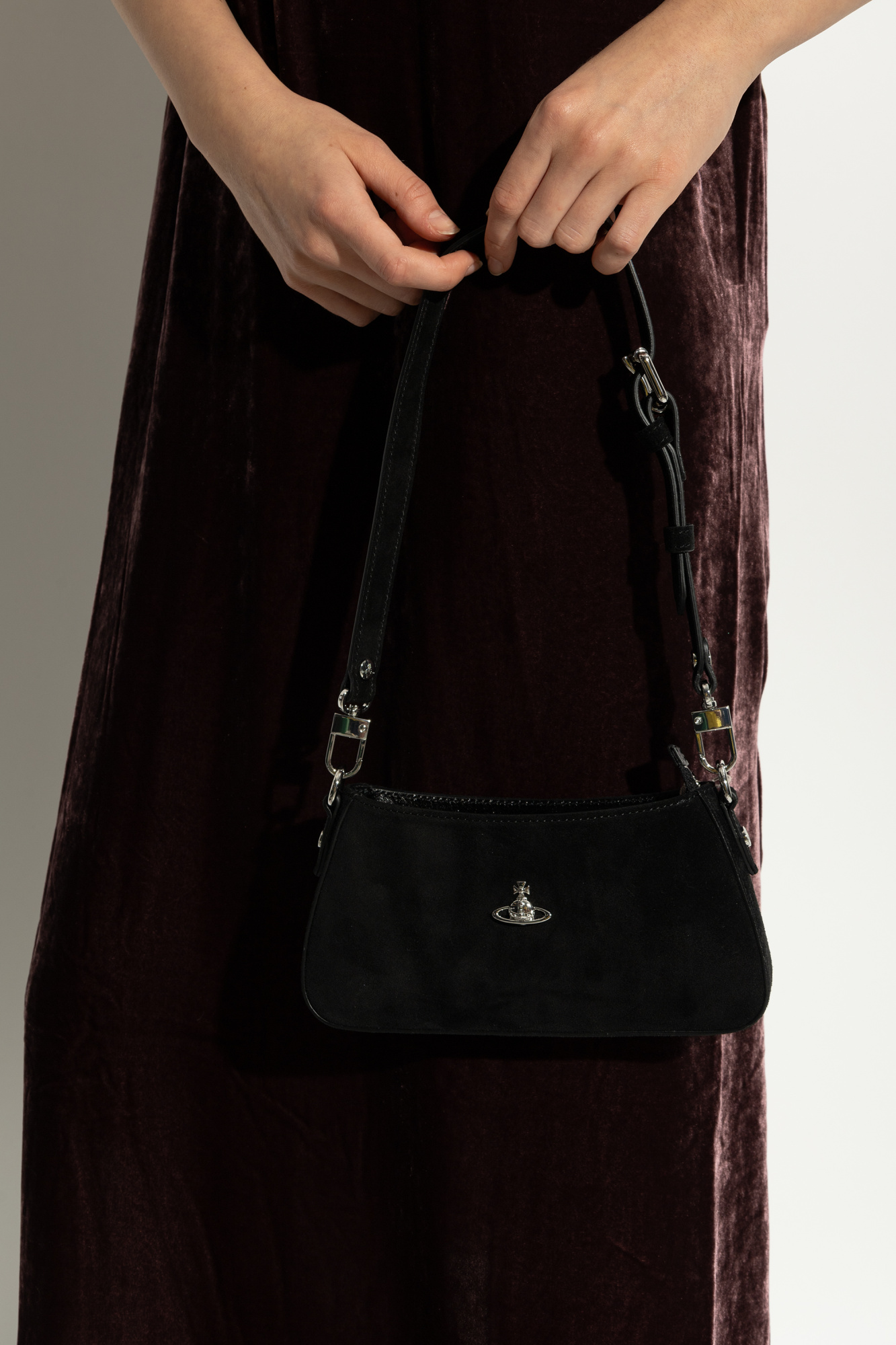 Vivienne Westwood バッグ Czarny Torba na ramię z logo Vivienne Westwood - Vitkac Polska